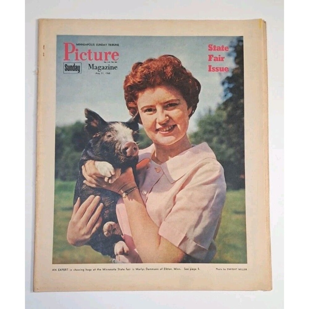 Picture Magazine Minneapolis Sunday Tribune 8/21/60 Minnesota State Fair